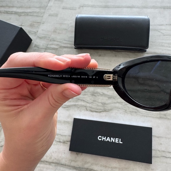 CHANEL Cateye Oval Sunglasses - Style 5515A main image 6